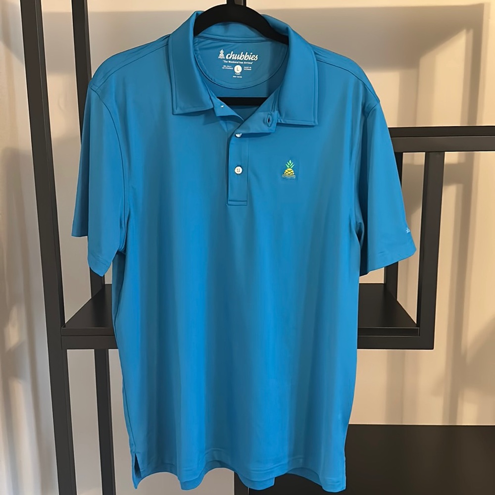 Men’s Chubbies Performance Polo, Royal Blue